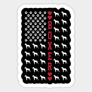 Boxer gift for dog lovers Sticker